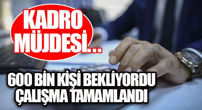 Sözleşmeli Personelde Kapsam Belli Oldu
