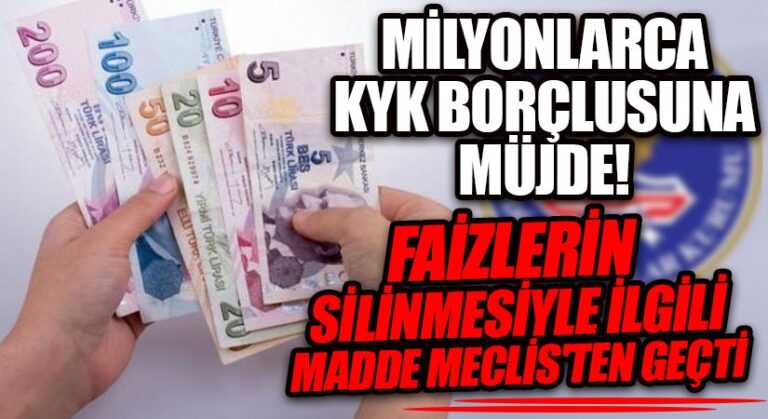 Milyonlarca KYK Borçlusuna Müjde!