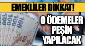 Emeki Promosyonlarına Peşin Ödeme!