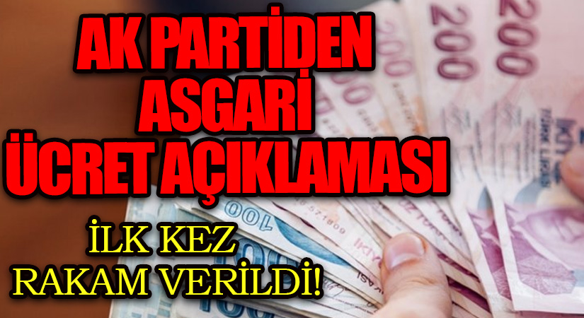 Ak Partiden Asgari Ücret Mesajı