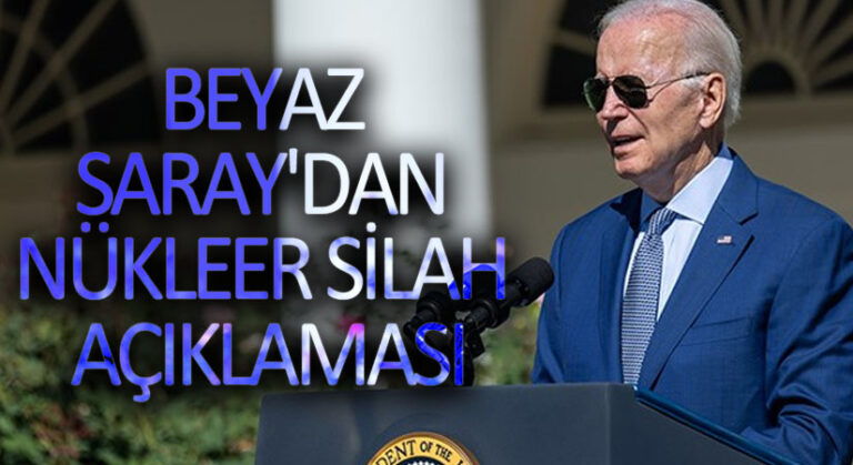 Beyaz Saray’dan Nükleer Silah Açıklaması