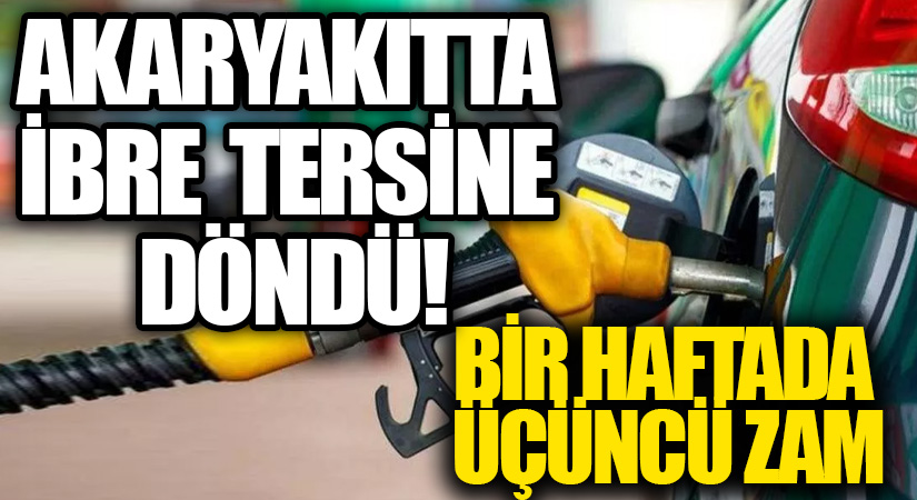 Akar Yakıtta Peş Peşe Zam!