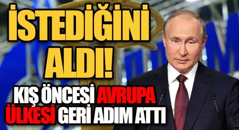 Kış Öncesi Avrupa Ülkesi Geri Adım Attı!