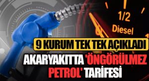 PETROLDE KAFA KARIŞTIRAN FİYATLAMA