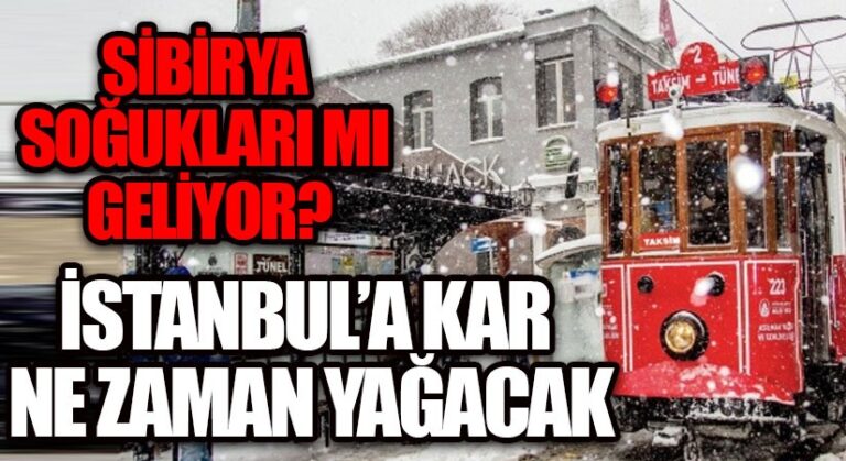 İstanbul’a Kar Ne Zaman Yağacak?