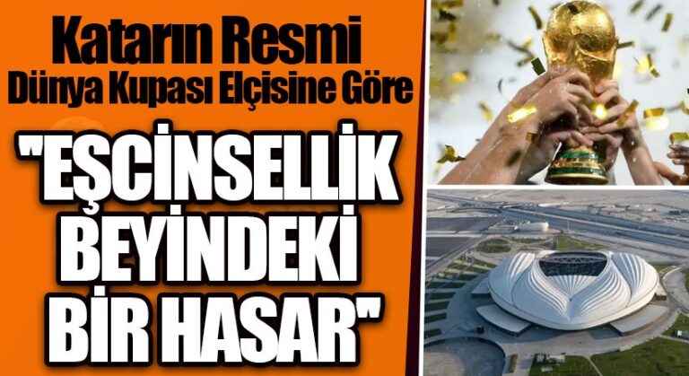 Katarın Resmi Dünya Kupası Elçisine Göre Eşcinsellik Beyindeki Bir Hasar