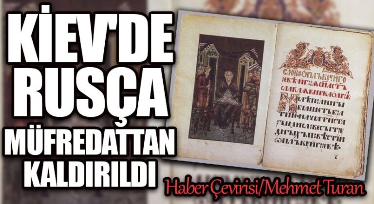 Kiev’de Rusça Müfredattan Kaldırıldı