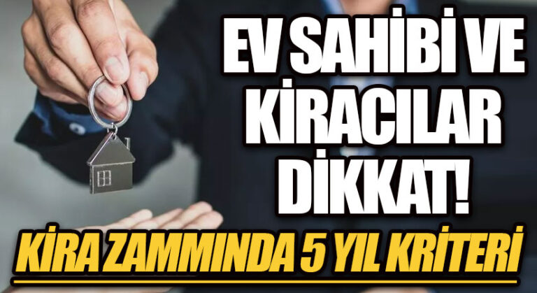 EV SAHİBİ VE KİRACILAR DİKKAT! KİRA ZAMMINDA YENİ UYGULAMA!