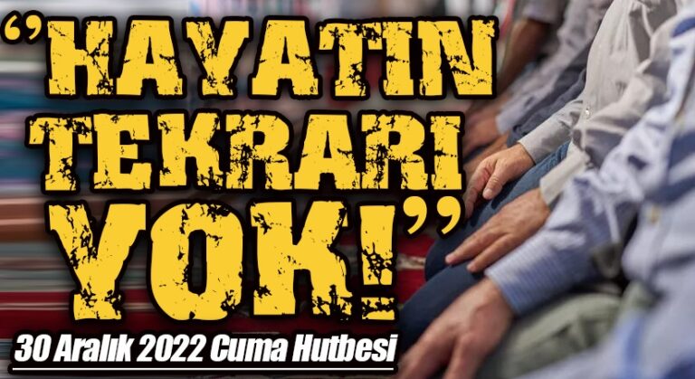 Hayat Akıp Giden Su Gibidir.. Hayatın Tekrarı Yok!