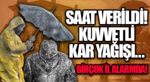 Meteoroloji 5 İl İçin Kar Uyarısı Yaptı