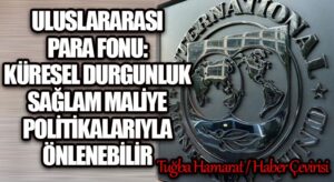 Uluslararası Para Fonu: Küresel Durgunluk, Sağlam Maliye Politikalarıyla Önlenebilir