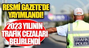 Yeni Yılın Trafik Cezaları Belli Oldu!