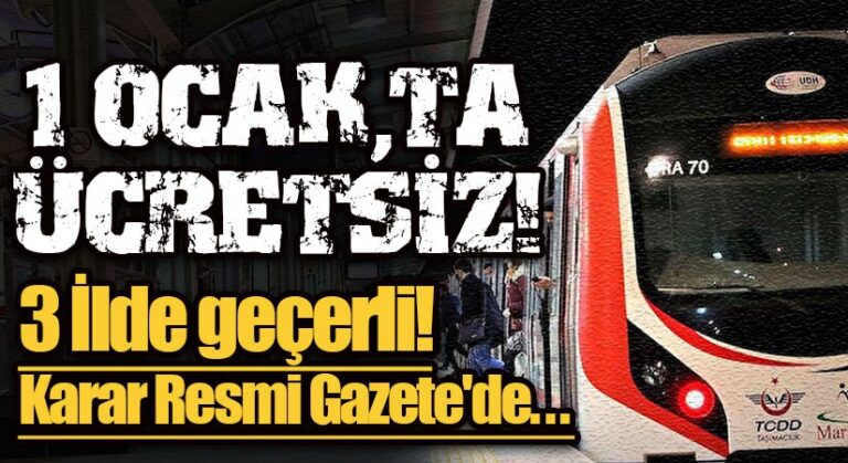 Yılın İlk Gününde Ücretsiz Olacak!