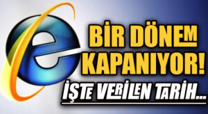 BİR DÖNEM KAPANIYOR! İŞTE VERİLEN TARİH…