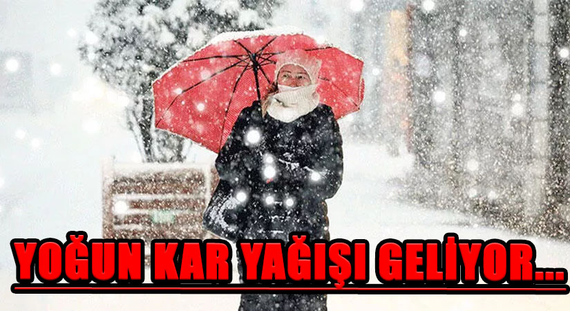 Dikkat! Yoğun Kar Yağışı Geliyor..