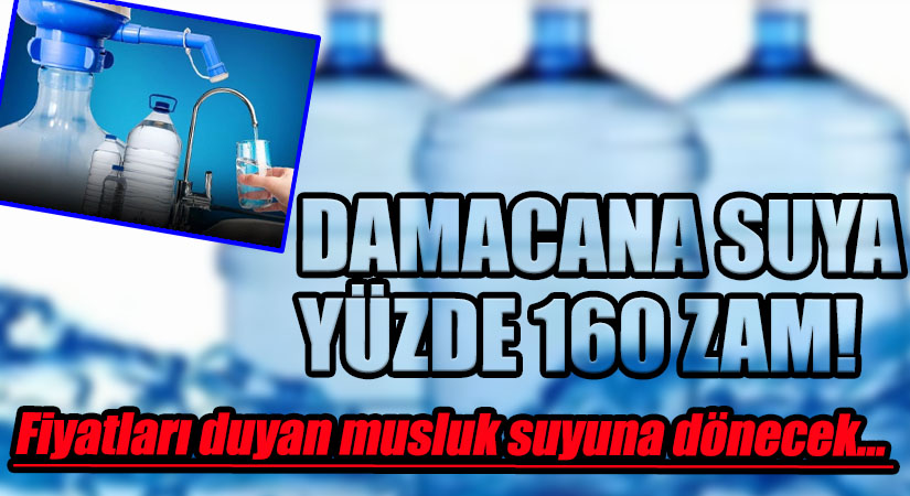 Fiyatları Duyan Vatandaşlar Musluk Suyuna Dönecek!