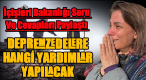 Bakan Süleyman Soylu Depremzedelere Yapılacak Yardımlara İlişkin Soruları Yanıtladı