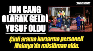 JUN CANG OLARAK GELDİ YUSUF OLDU