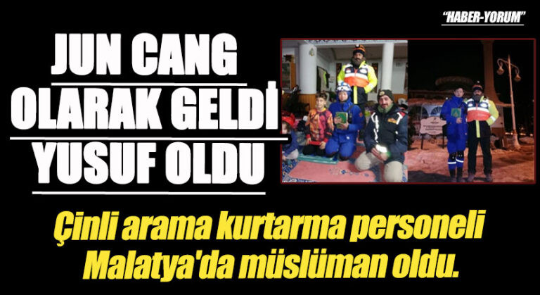JUN CANG OLARAK GELDİ YUSUF OLDU