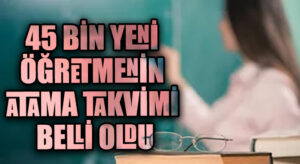 Bakan Mahmut Özer Müjdeyi Duyurdu! 45 Bin Öğretmen Ataması İçin Tarih Belli Oldu
