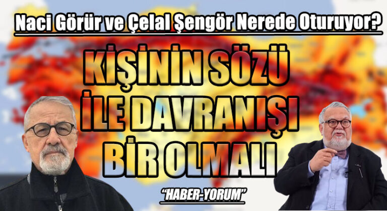 KİŞİNİN SÖZÜ İLE DAVRANIŞI BİR OLMALI