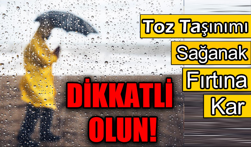Meteorolojiden Peş Peşe Uyarılar!