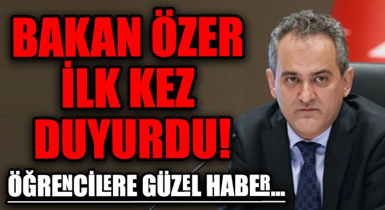 Bakan Mahmut Özer Depremzede Çocuklar İçin Açıklamalarda Bulundu