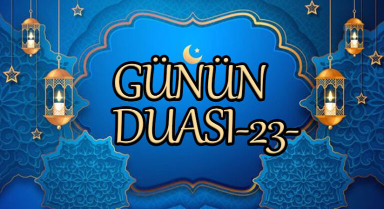 Günün Duası- 23-