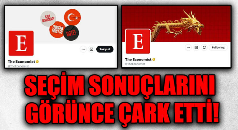 Seçim Sonuçlarını Gören The Economist Seçim Sonrasında Twitter Kapak Fotoğrafını Kaldırdı!