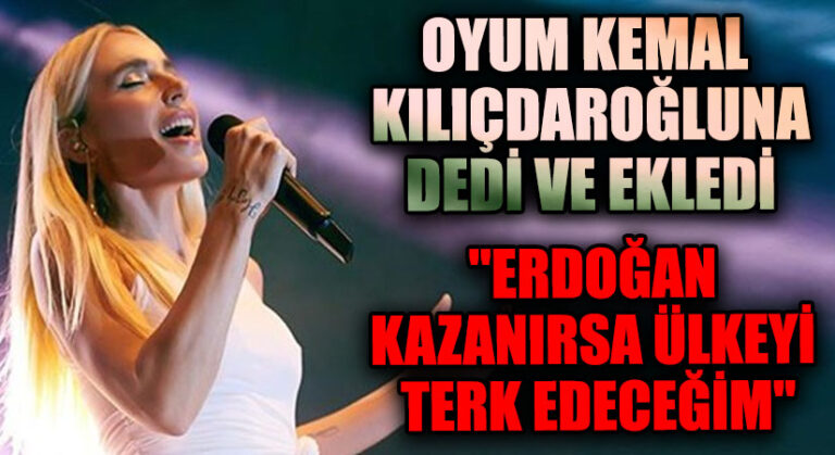 Rengini Belli Edip “Erdoğan Kazanırsa Ülkeyi Terk Edeceğim” Dedi..