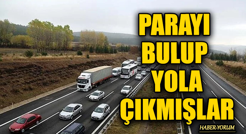 PARAYI BULUP YOLA ÇIKMIŞLAR