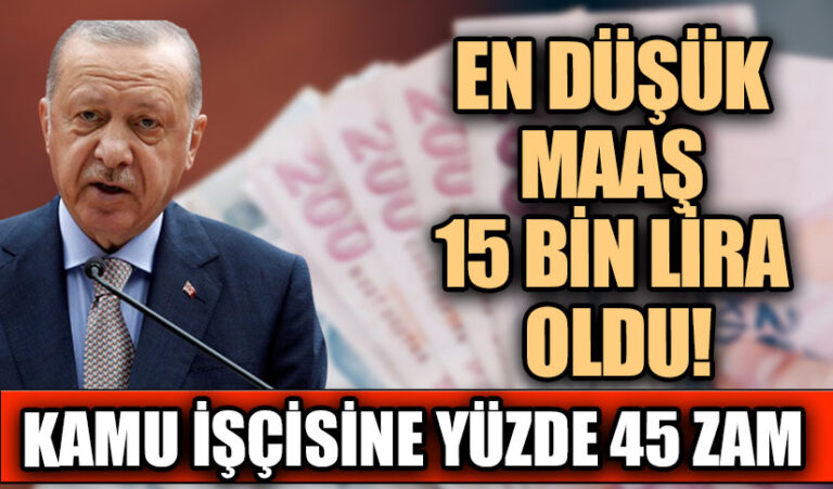 Cumhurbaşkanından Kamu İşçilerine Müjde!