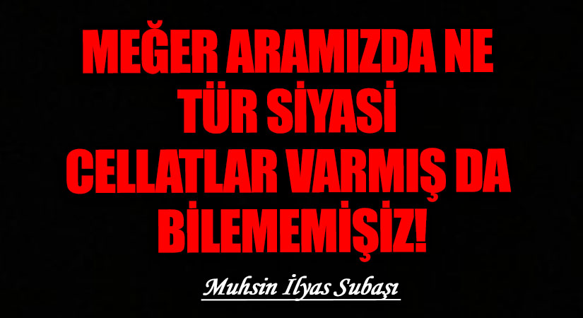 MEĞER ARAMIZDA NE TÜR SİYASİ CELLATLAR VARMIŞ DA BİLEMEMİŞİZ!