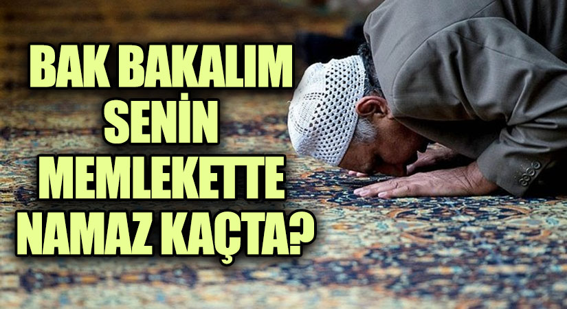 Kurban Bayramı Namaz Saatleri