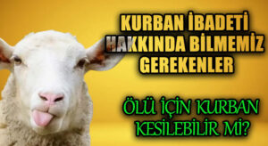 Ölü İçin Kurban Kesilebilir Mi?