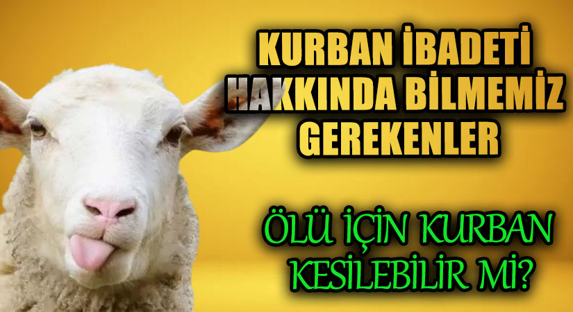Ölü İçin Kurban Kesilebilir Mi?