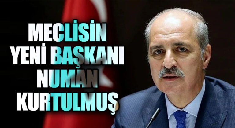 Meclisin Yeni Başkanı Milletimize Hayırlı Olsun
