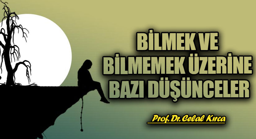 BİLMEK VE BİLMEMEK ÜZERİNE BAZI DÜŞÜNCELER
