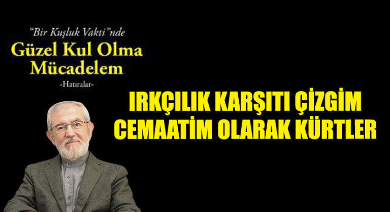 IRKÇILIK KARŞITI ÇİZGİM CEMAATİM OLARAK KÜRTLER