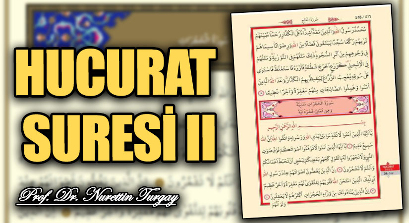 HUCURAT SURESİ II
