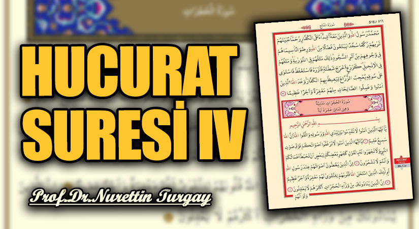 HUCURAT SURESİ IV