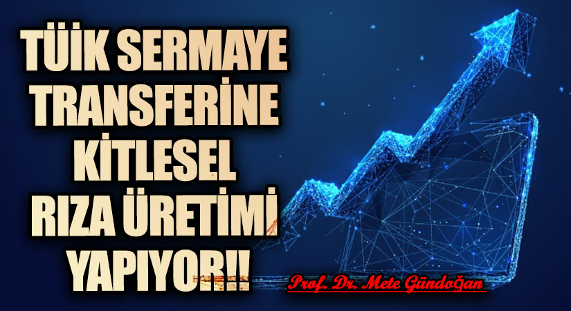TÜİK SERMAYE TRANSFERİNE KİTLESEL RIZA ÜRETİMİ YAPIYOR!!