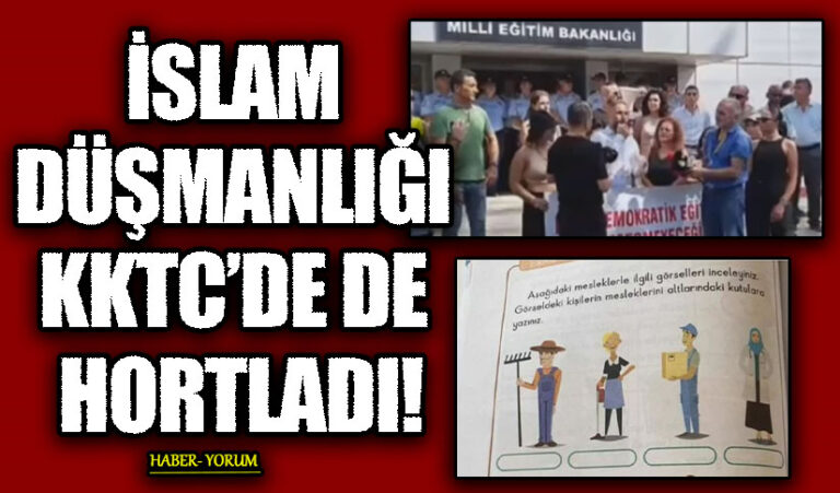 İSLAM DÜŞMANLIĞI KKTC’DE DE HORTLADI