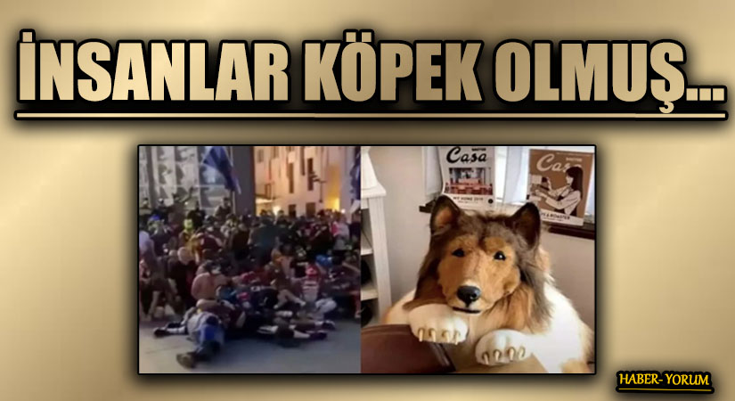 İNSANLAR KÖPEK OLMUŞ…