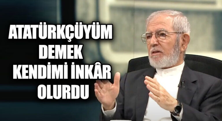 ATATÜRKÇÜYÜM DEMEK KENDİMİ İNKÂR OLURDU