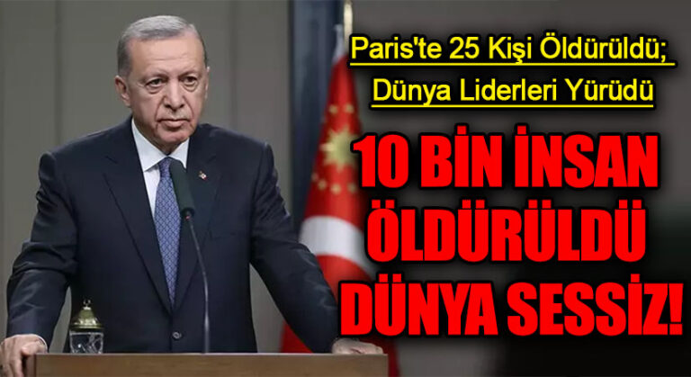 10 BİN İNSAN ÖLDÜRÜLDÜ DÜNYA SESSİZ