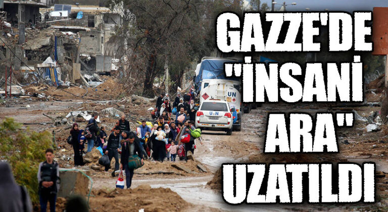 İsrail Gazze Şeridi’ndeki “İnsani Aranın” Uzatıldığını Duyurdu