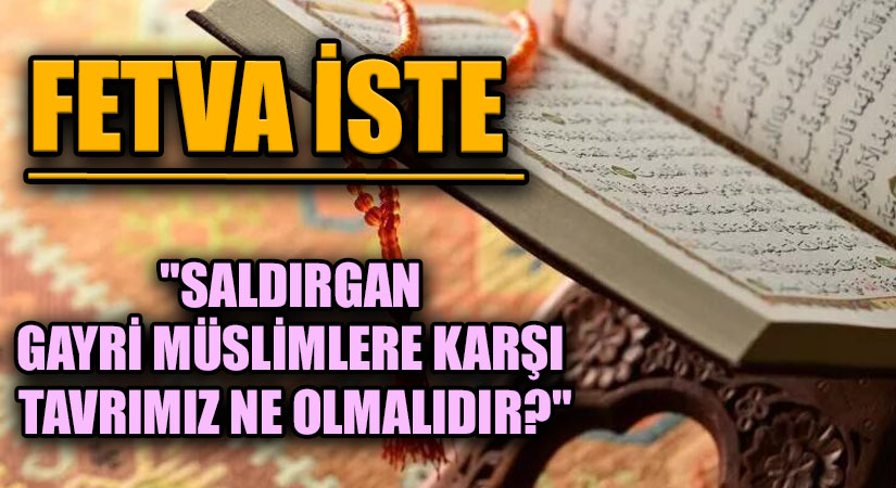 FETVA İSTE “Saldırgan Gayri Müslimlere Karşı Tavrımız Ne Olmalıdır”