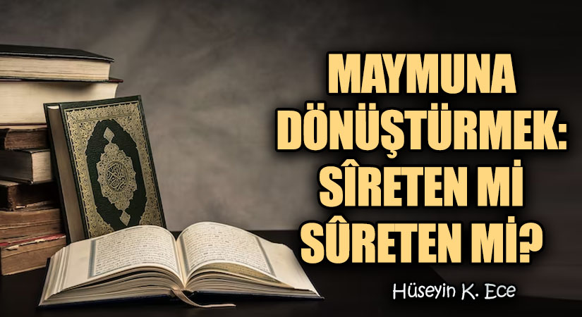 MAYMUNA DÖNÜŞTÜRMEK: Sîreten mi sûreten mi?