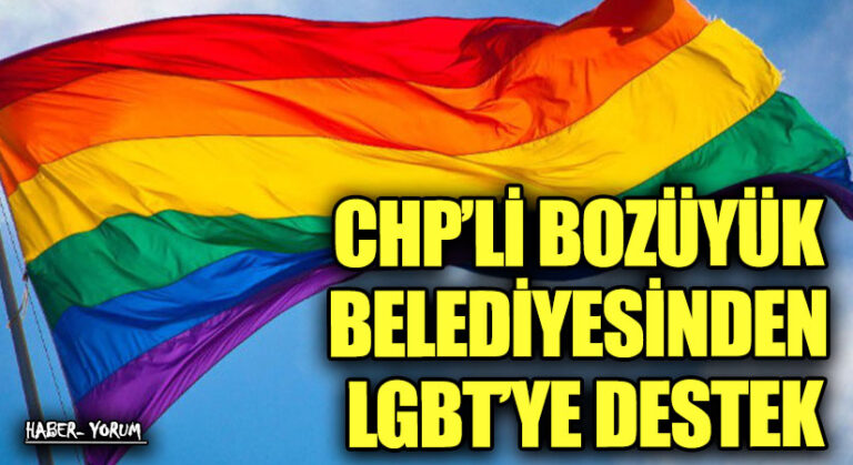 CHP’li Bozüyük Belediyesi’nden LGBT’ye Destek Açıklaması